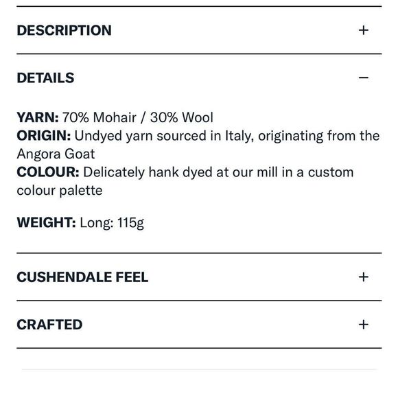 Cushendale Mooneen Mohair Scarf - Picture 3 of 7